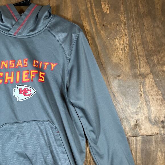 Team Apparel Sweatshirt Kansas City Chiefs NFL Hoodie TX3 Warm Front Pocket M - Picture 5 of 12